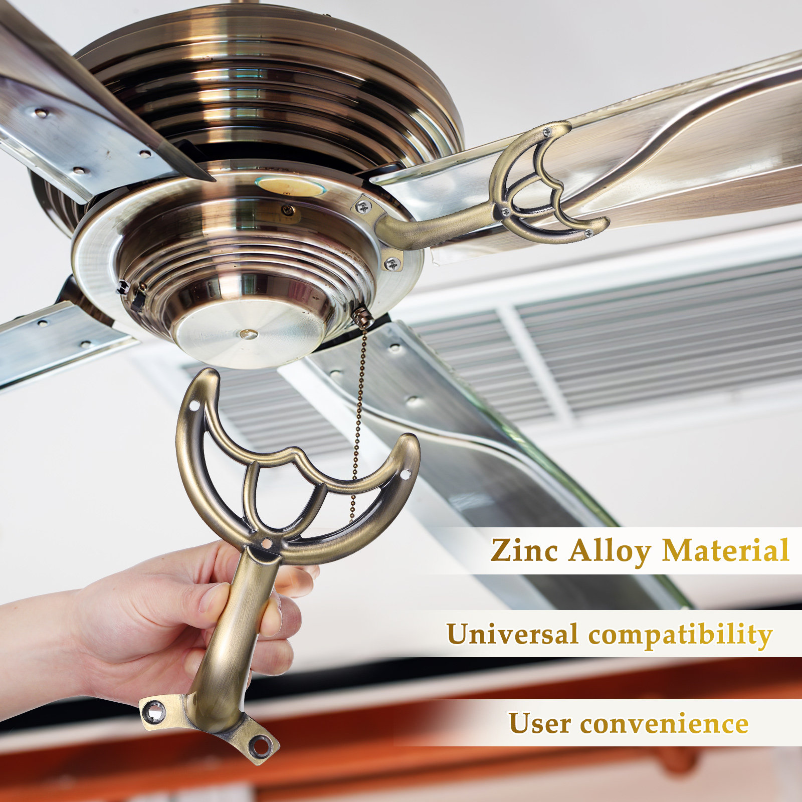 Ceiling Fan Mount - แขนยึดพัดลมเพดาน ขายึดใบพัดลม อะไหล่แขนยึดพัดลมเพดาน อุปกรณ์ประกอบพัดลมเพดาน ฮาร์ดแวร์ อุปกรณ์เสริมพัดลม