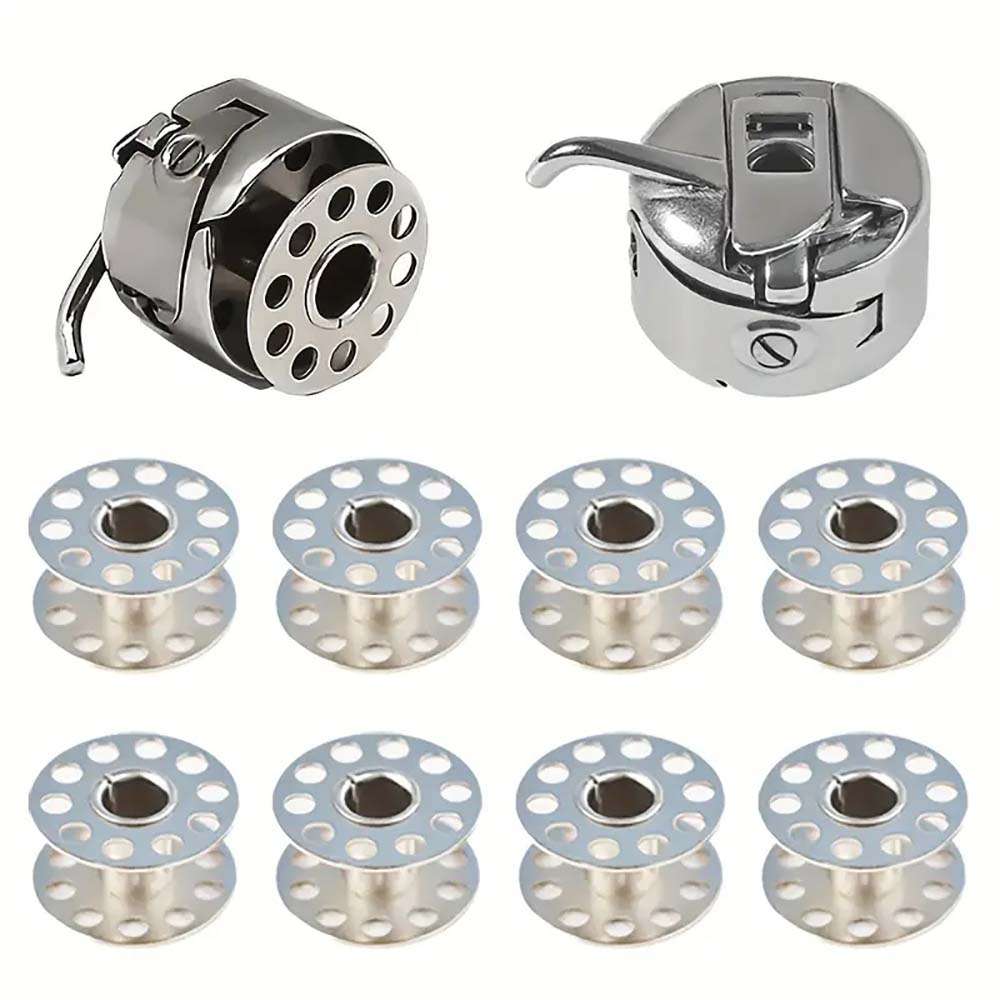 Home Improvement Tim - Bobbin Case และ Bobbins โลหะสําหรับ Brother