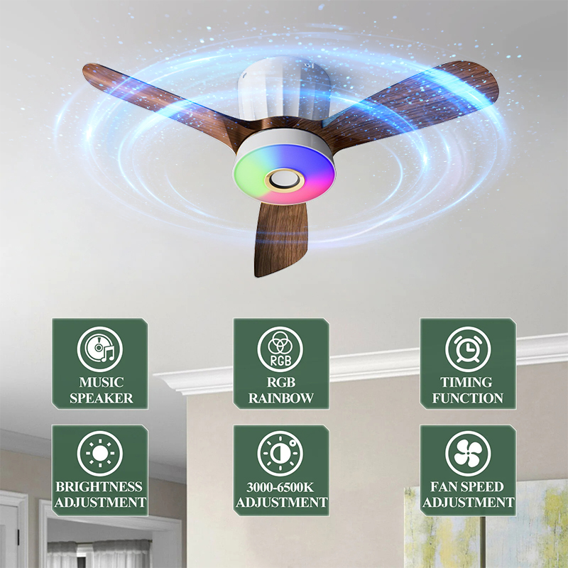 พัดลมเพดานอัจฉริยะสามใบพัด ไฟ  - Ceiling Fan Mount บทวิจารณ์และราคา