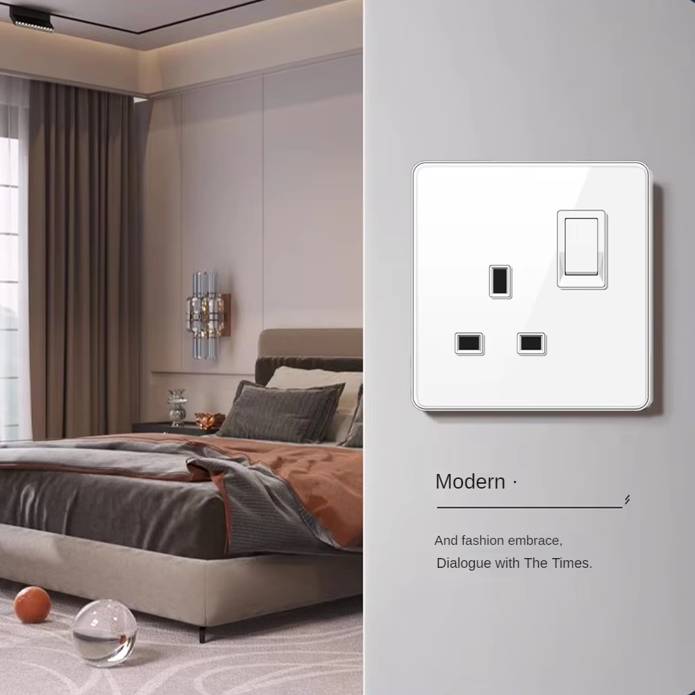 เต้ารับไฟฟ้า ELEGAN UK สีขาว 1 - Home Improvement Uk บทวิจารณ์และราคา
