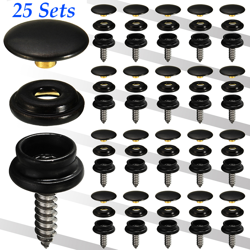 75ชิ้น/เซ็ต Snap Fastener สกรู - Home Improvement Retail บทวิจารณ์และราคา