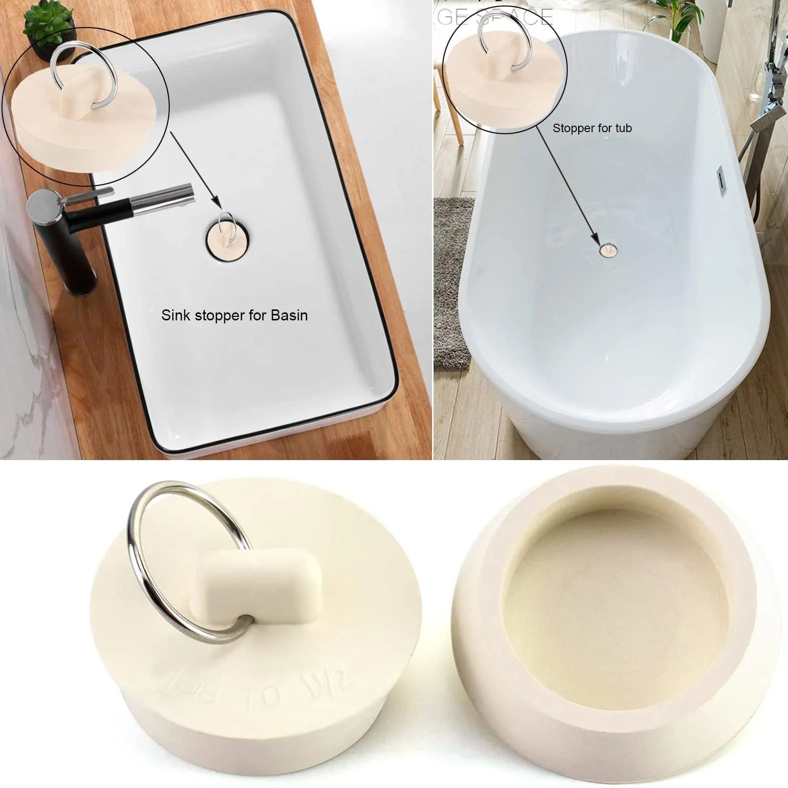 1pcs ยางรอบอ่าง 25-42 มม.ท่อระ - Sink Drain Strainer บทวิจารณ์และราคา