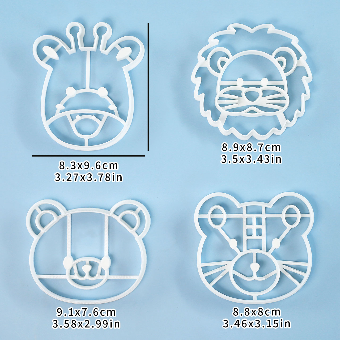 ชุดตัวตัดคุกกี้รูปสัตว์ 4 ชิ้น - Home Improvement Tim บทวิจารณ์และราคา