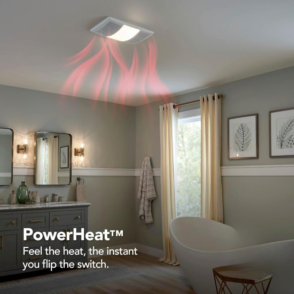 พัดลมดูดอากาศในห้องน้ำพร้อมฮีต - Ceiling Fan Mount บทวิจารณ์และราคา