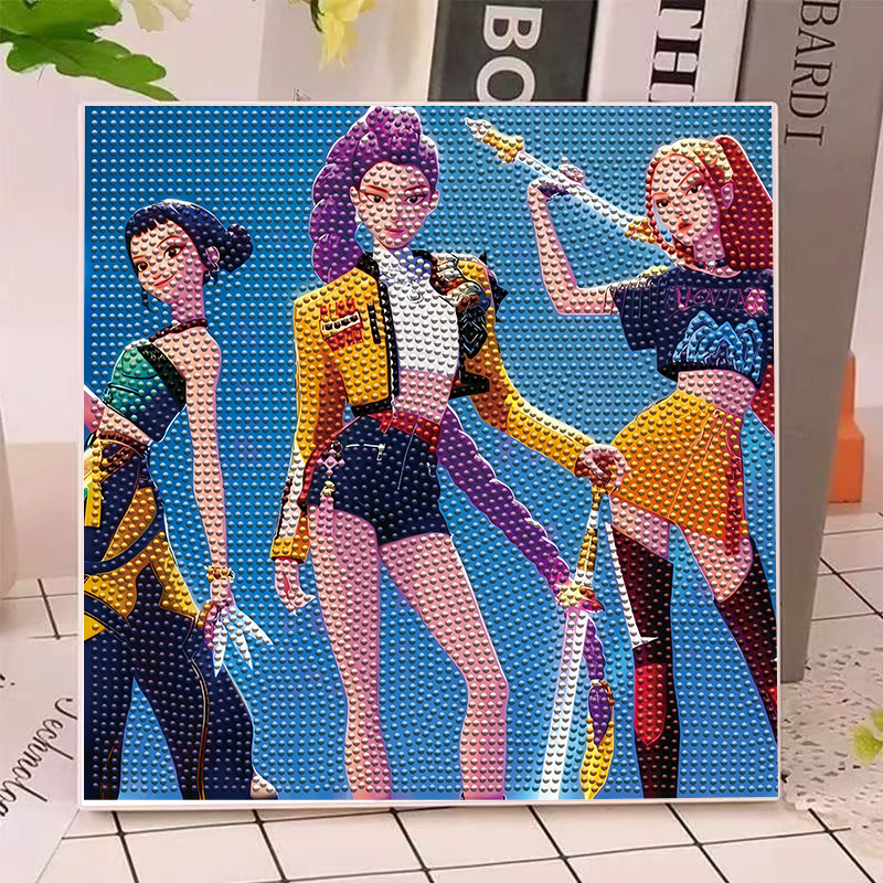 ชุดภาพวาดเพชร 5 มิติ ลายอนิเมะ - Home Improvement Tim บทวิจารณ์และราคา