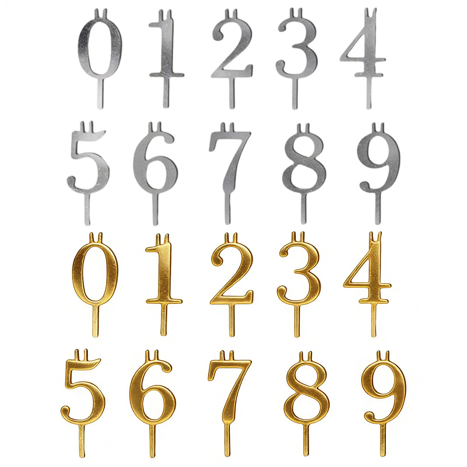 ชุดที่วางเทียนรูปตัวเลข 0-9 จำ - Home Improvement Tim บทวิจารณ์และราคา